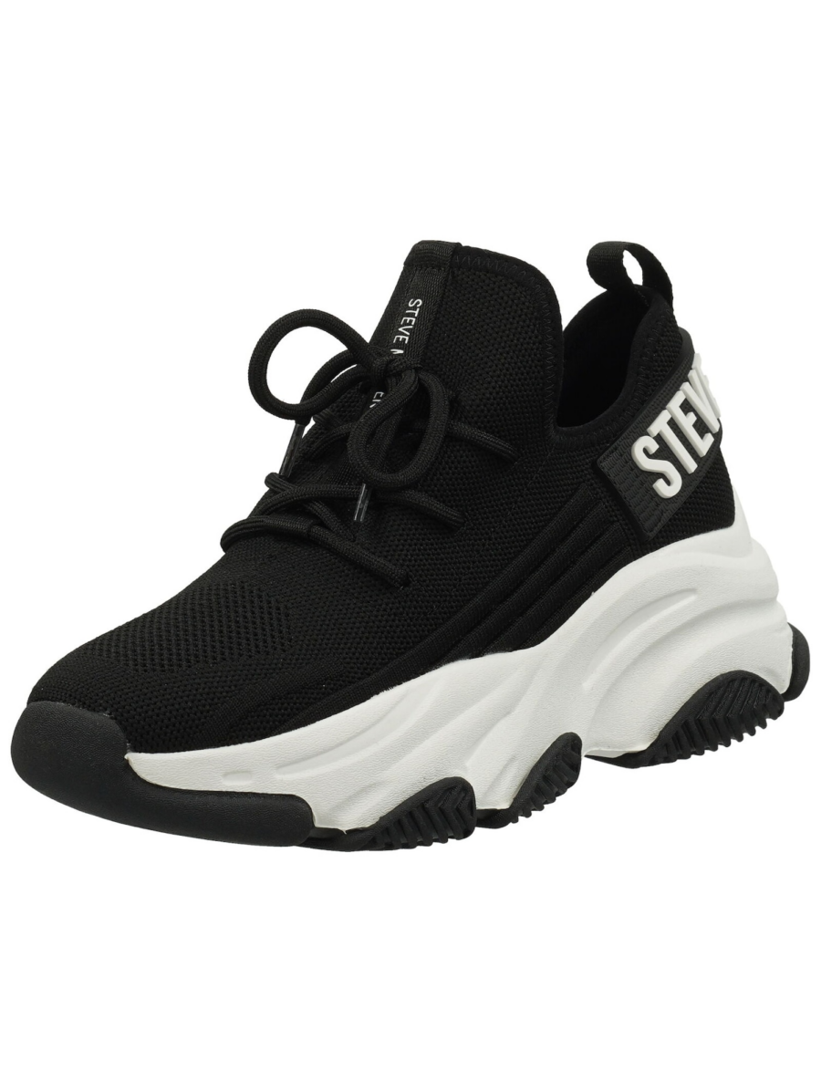STEVE MADDEN Rövid szárú sportcipők 'PROTÉGÉ'  fekete / fehér-Ár