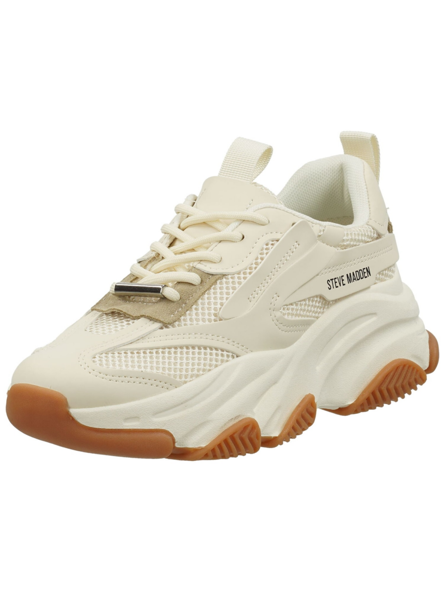 STEVE MADDEN Rövid szárú sportcipők 'Possession'  krém / sötétsárga-Ár
