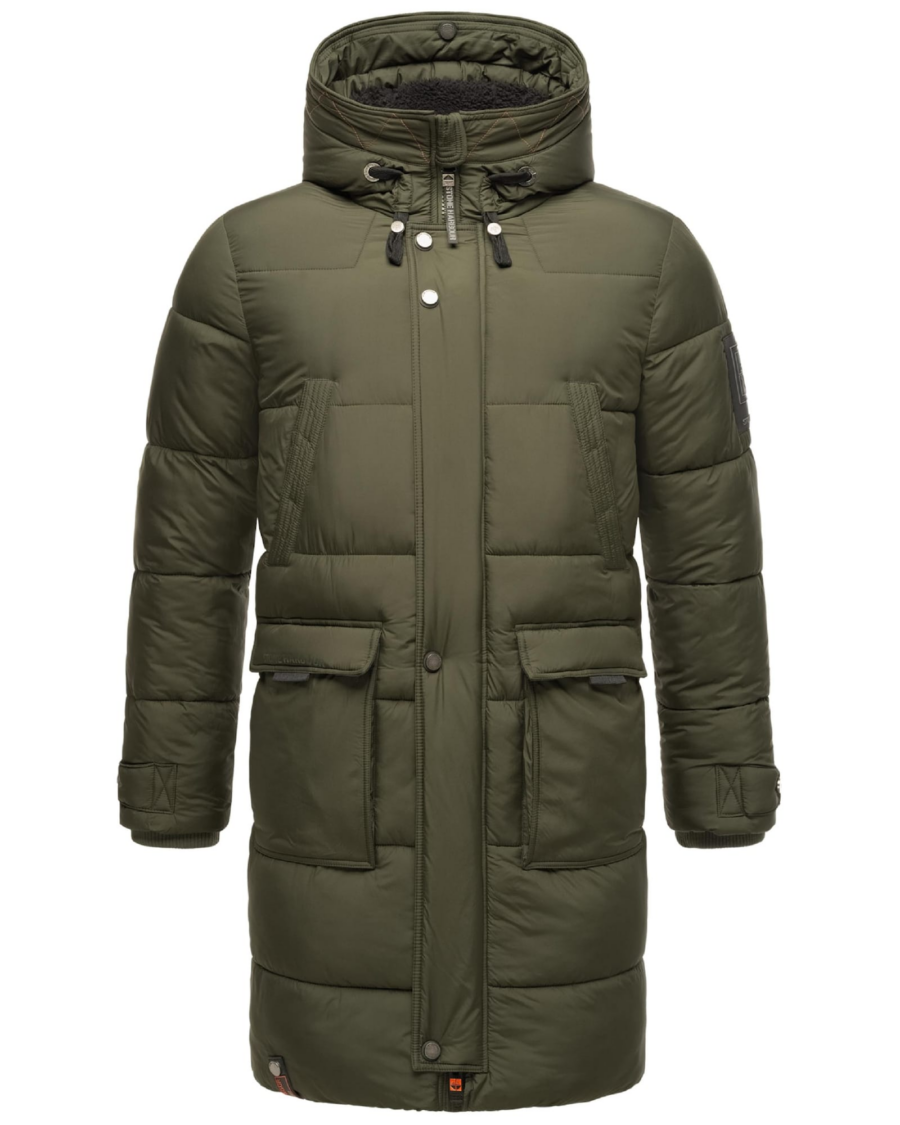 STONE HARBOUR Téli parka 'Beviis'  khaki-Ár