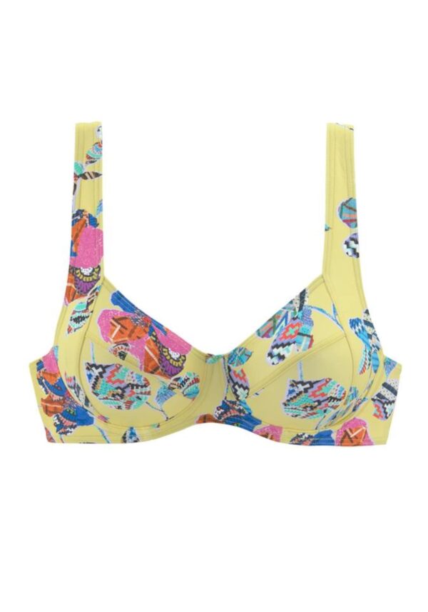 SUNSEEKER Bikini felső 'Jam'  világoskék / sárga / rózsaszín / piros