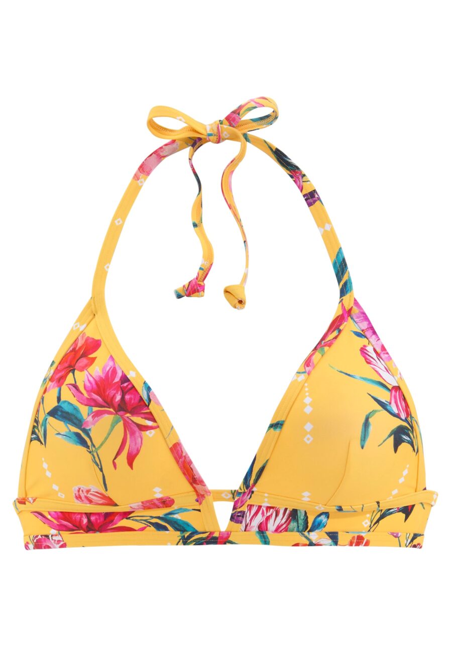 SUNSEEKER Bikini felső  aranysárga / zöld / rózsaszín / fehér-hu