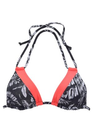 SUNSEEKER Bikini felső  szürke / piros / fekete / fehér-hu