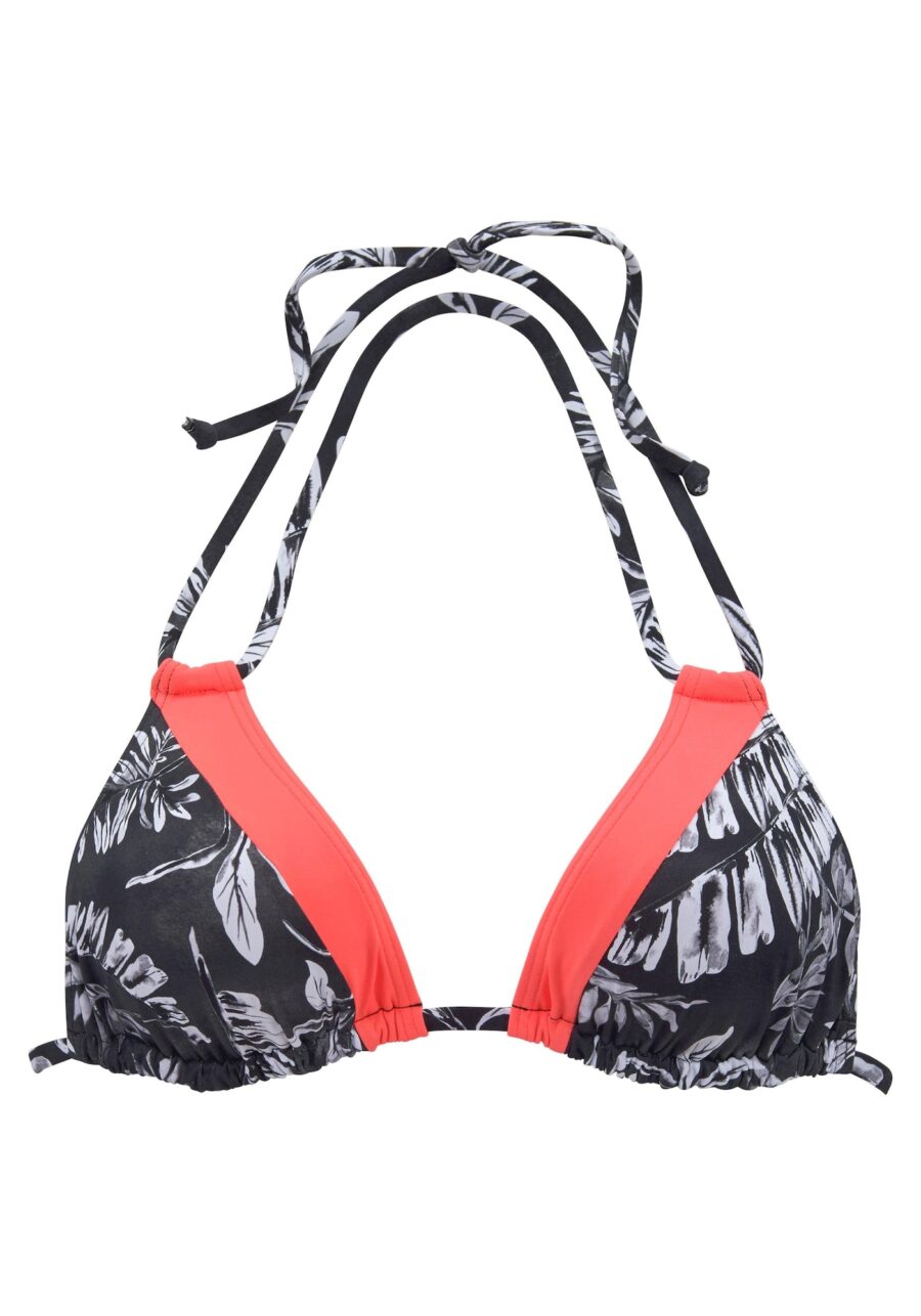 SUNSEEKER Bikini felső  szürke / piros / fekete / fehér-hu