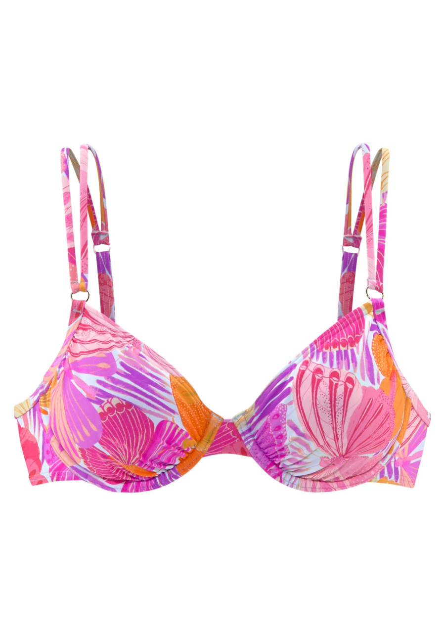 SUNSEEKER Bikini felső  világoskék / lila / narancs / rózsaszín-Ár