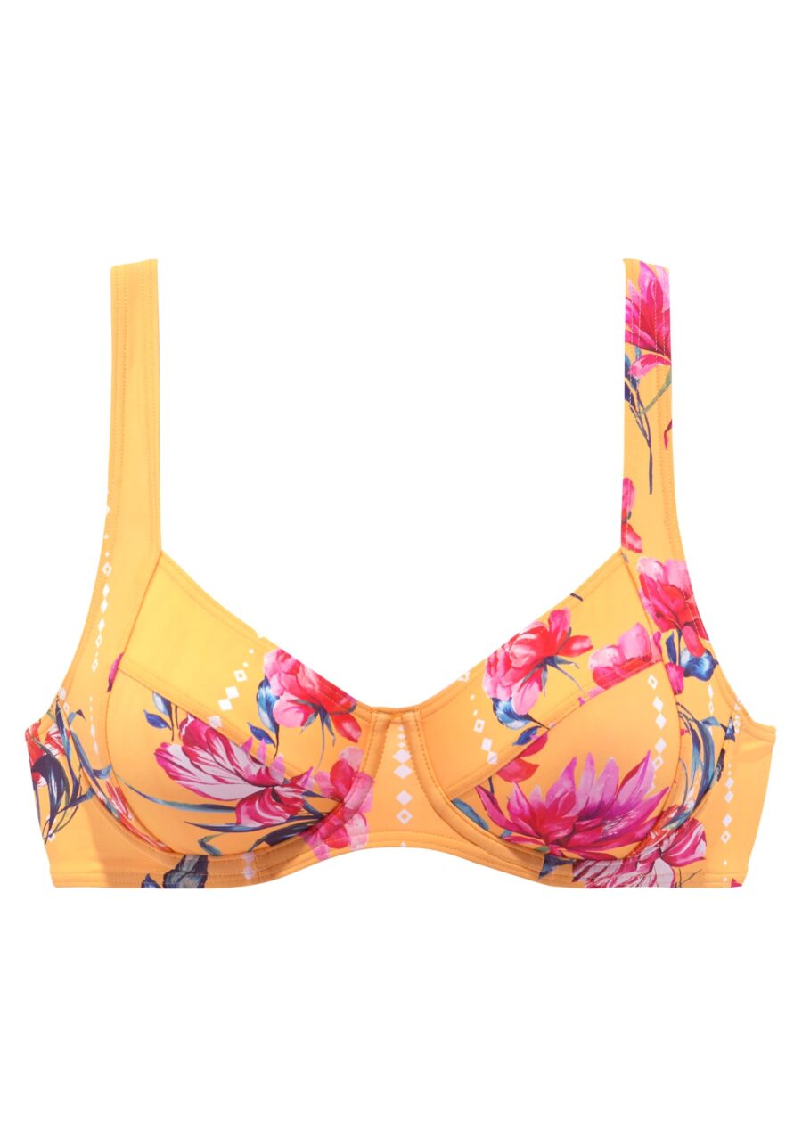 SUNSEEKER Bikini felső  zöld / narancs / fukszia / fehér-hu