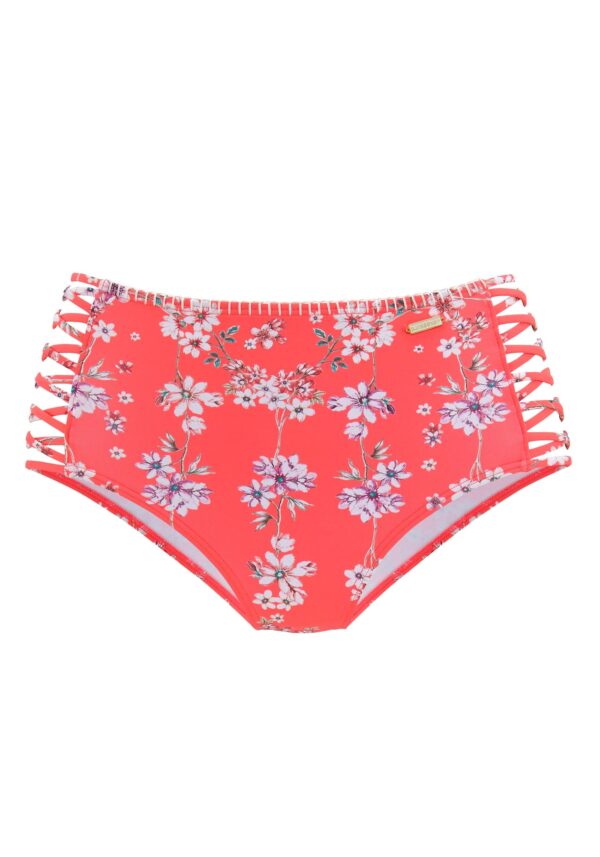 SUNSEEKER Bikini nadrágok 'Ditsy'  benzin / orchidea / korál / fehér