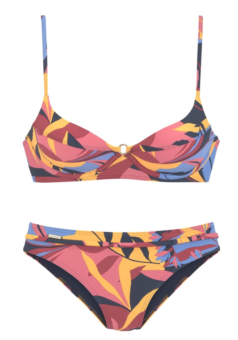 SUNSEEKER Bikini  tengerészkék / füstkék / sáfrány / málna / rózsa-hu