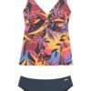SUNSEEKER Tankini  tengerészkék / narancs / málna-hu