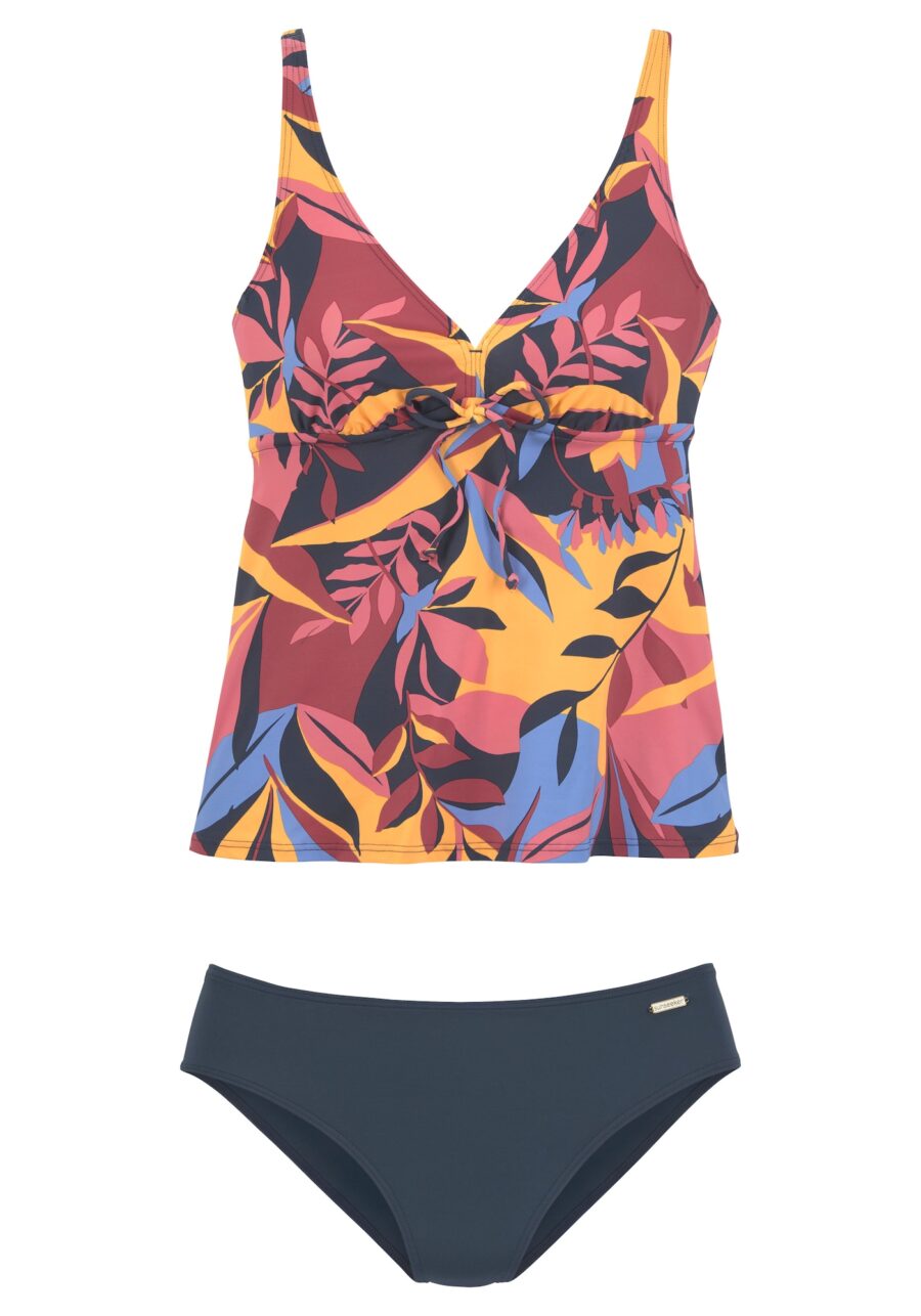 SUNSEEKER Tankini  tengerészkék / narancs / málna-hu