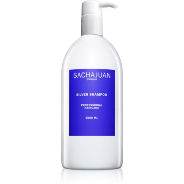 Sachajuan Silver Shampoo sampon szőke hajra semlegesíti a sárgás tónusokat 1000 ml-Ár