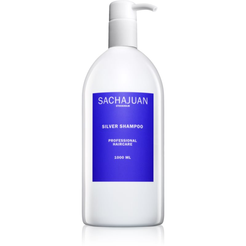 Sachajuan Silver Shampoo sampon szőke hajra semlegesíti a sárgás tónusokat 1000 ml-Ár
