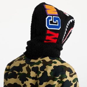 Sál A BATHING APE Shark Boa Snood L Black Universal-alacsony-ár