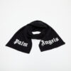 Sál Palm Angels Kids Logo Knit Scarf Black/ White Universal-alacsony-ár