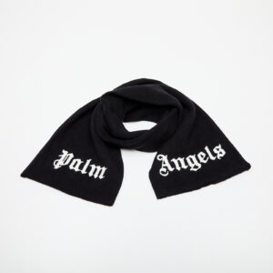 Sál Palm Angels Kids Logo Knit Scarf Black/ White Universal-alacsony-ár