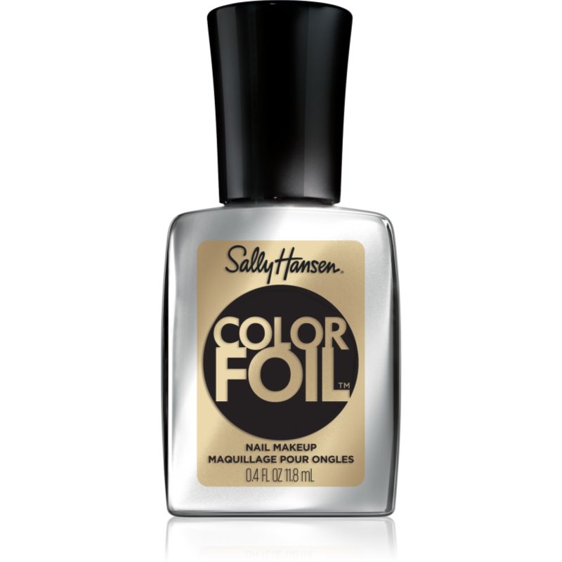 Sally Hansen Color Foil körömlakk tükröződő hatással árnyalat 140 Gold Standard 11