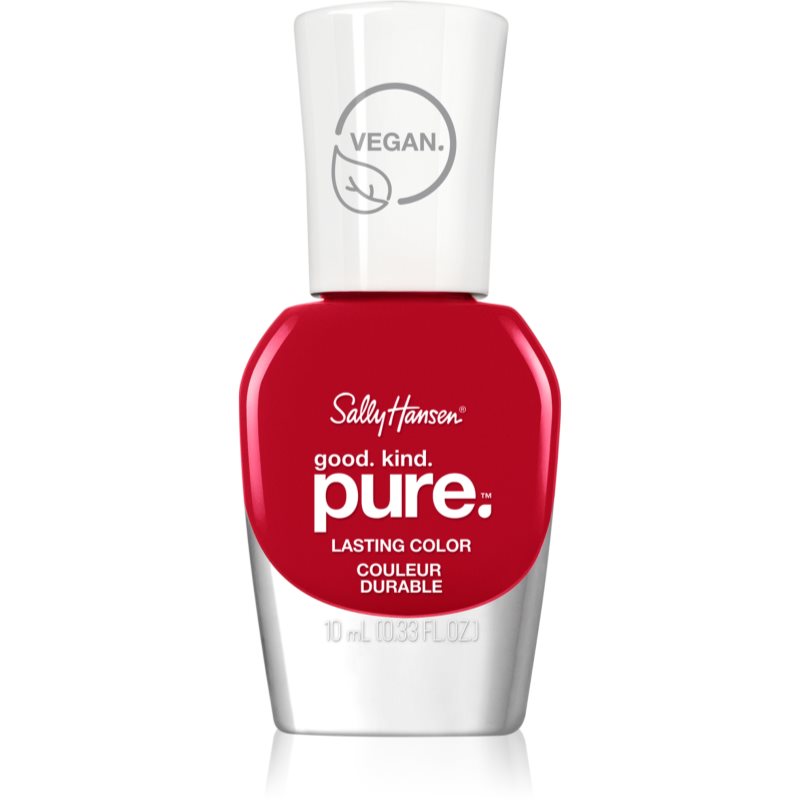Sally Hansen Good. Kind. Pure. hosszantartó körömlakk feszesítő hatással árnyalat Natural Red 10 ml-Ár