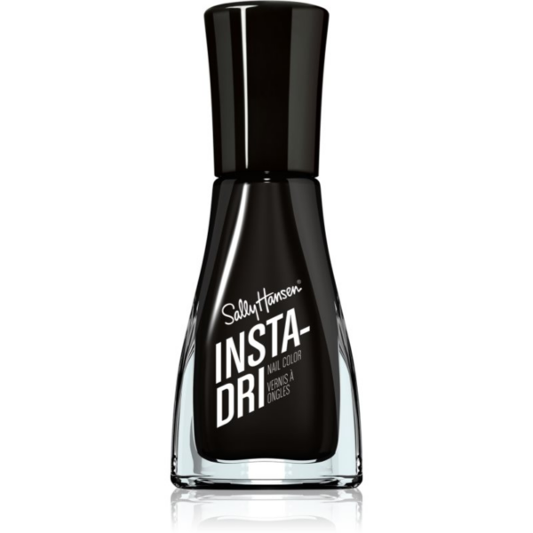 Sally Hansen Insta Dri gyorsan száradó körömlakk árnyalat 573 Black To Black 9