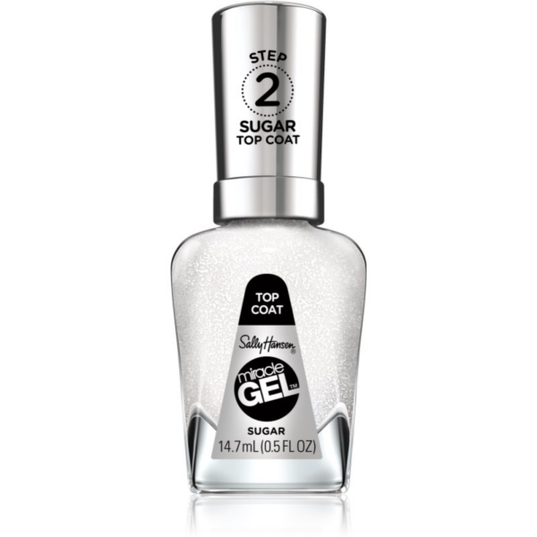 Sally Hansen Miracle Gel™ fedő körömlakk a csillogó fényért árnyalat 103 Sugar 14