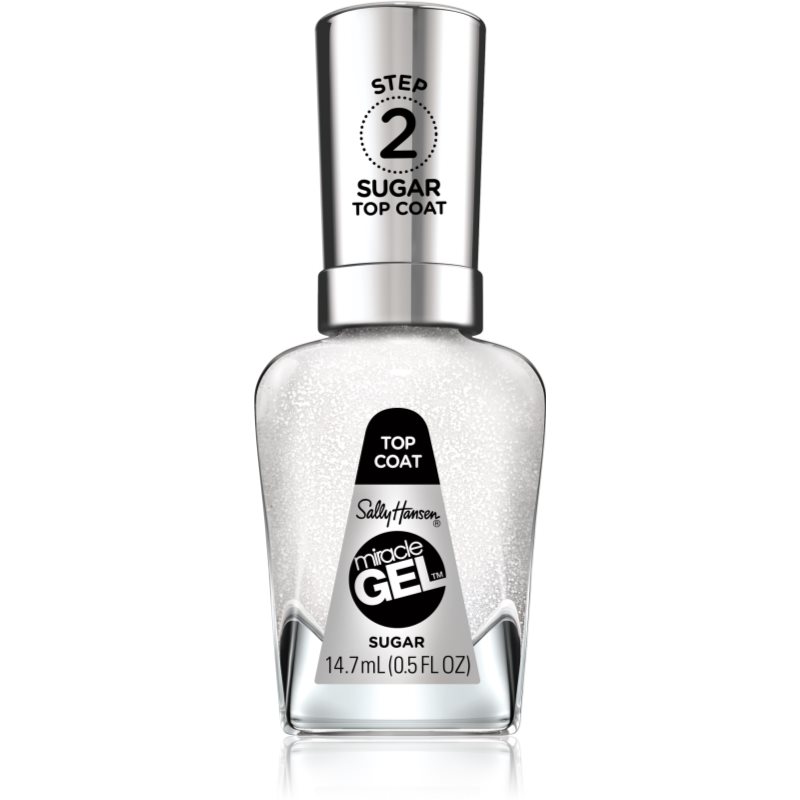 Sally Hansen Miracle Gel™ fedő körömlakk a csillogó fényért árnyalat 103 Sugar 14