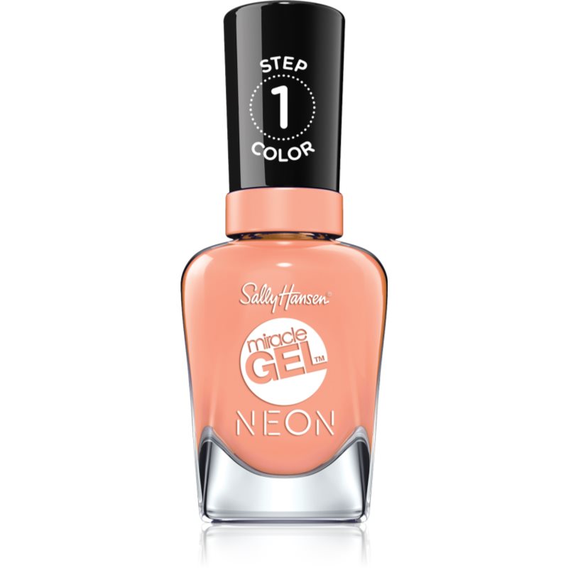Sally Hansen Miracle Gel™ géles körömlakk UV/LED lámpa használata nélkül árnyalat 051 Peach Please 14