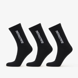 Salomon Everyday Crew Socks 3-Pack Black/ Black S-alacsony-ár