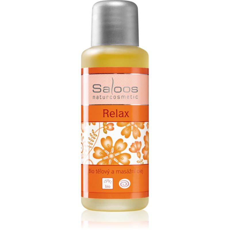 Saloos Bio Body And Massage Oils Relax test és masszázsolaj 50 ml-Eredeti