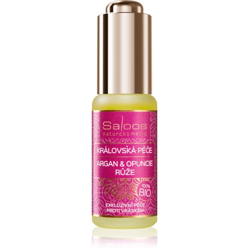 Saloos Bio King's Care Argan & Opuntia & Rose bio argánolaj ránctalanító hatással 20 ml-Eredeti