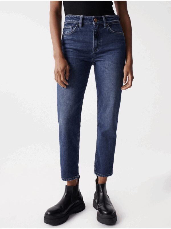 Salsa Jeans True Blue Women's Cropped Slim Fit Jeans - Ladies