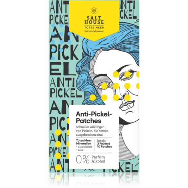 Salt House Natural Minerals Anti-pimple Patches tapasz problémás bőrre pattanások ellen 30 db-Ár