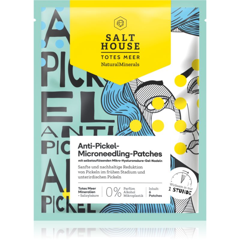 Salt House Natural Minerals Microneedling Anti-pimple Patches tapasz problémás bőrre pattanások ellen 6 db-Ár