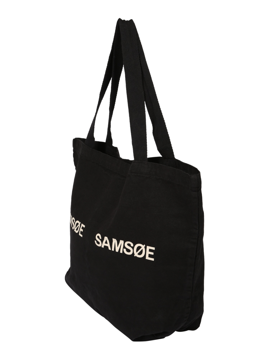 Samsøe Samsøe Shopper táska 'Frinka'  fekete / fehér-Hungary