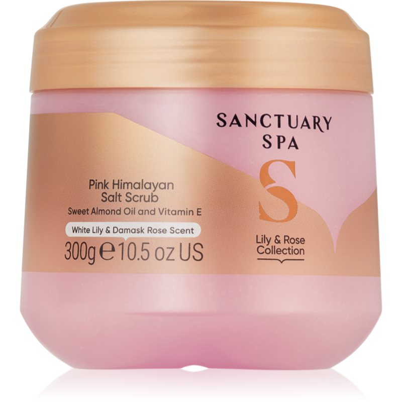 Sanctuary Spa Lily & Rose testápoló peeling virág illattal 300 g-Ár