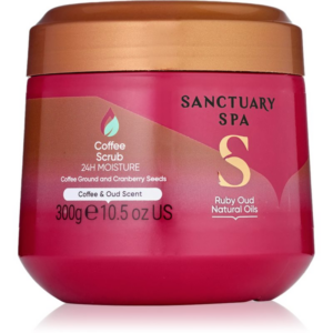 Sanctuary Spa Ruby Oud kávé test peeling 300 ml-ár