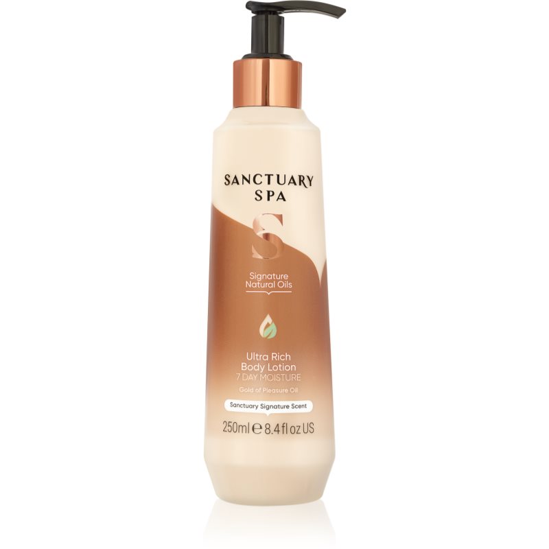 Sanctuary Spa Signature Natural Oils intenzíven hidratáló testápoló tej 250 ml-Ár
