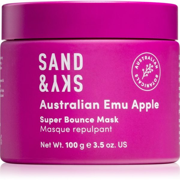 Sand & Sky Australian Emu Apple Super Bounce Mask hidratáló és világosító maszk az arcra 100 g-Ár