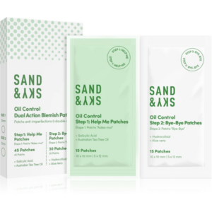 Sand & Sky Oil Control Dual Action Blemish Patches helyi ápolás pattanásos bőrre 75 db-Ár