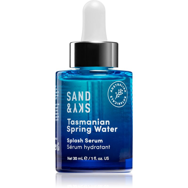 Sand & Sky Tasmanian Spring Water Splash Serum Intenzíven hidratáló szérum az arcra 30 ml-Ár