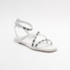 Sandals - MICHAEL KORS TASHA FLAT SANDAL white