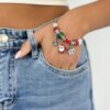 Santa Claus Christmas bracelet with bag