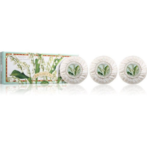 Saponificio Artigianale Fiorentino Lily Of The Valley Set szilárdszappan-szett