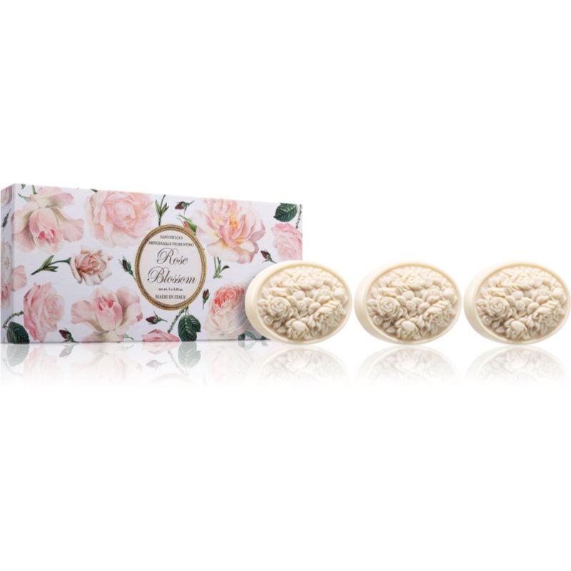 Saponificio Artigianale Fiorentino Rose Blossom Set szilárdszappan-szett