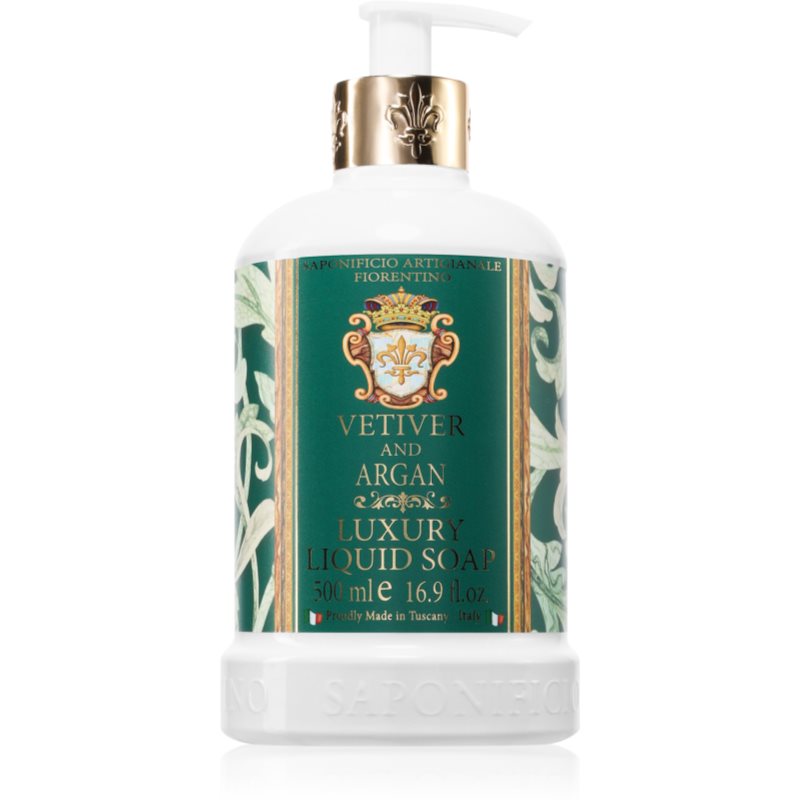 Saponificio Artigianale Fiorentino Vetiver and Argan természetes folyékony kézszappan 500 ml