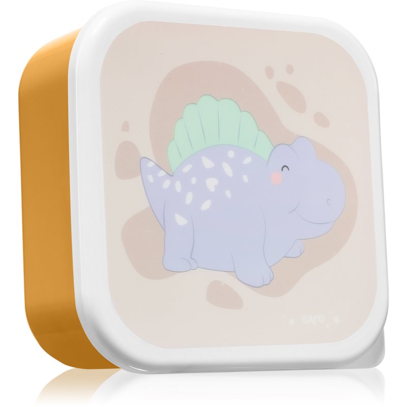Saro Baby Snack Boxes uzsonnás doboz Mustard 3 db