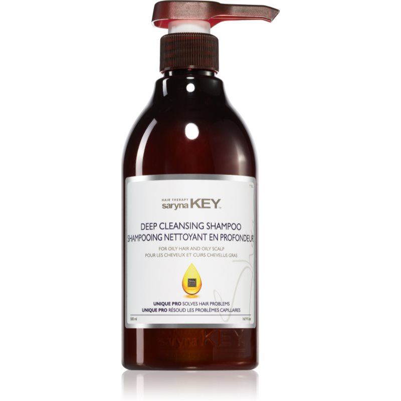 Saryna Key Deep Cleansing Shampoo sampon zsíros hajra és fejbőrre 500 ml-Ár