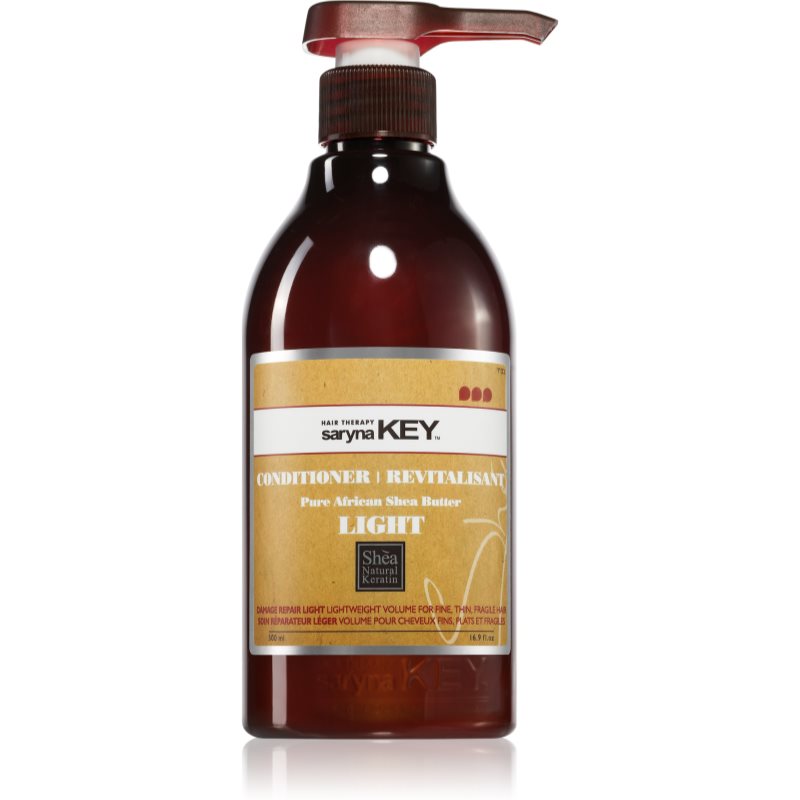 Saryna Key Pure African Shea Butter Light kondicionáló bambuszvajjal 500 ml-Ár