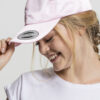 Satin cap pink