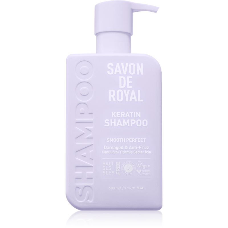 Savon The Royal Miracle kisimító sampon hajra a károsult hajra 500 ml-ár