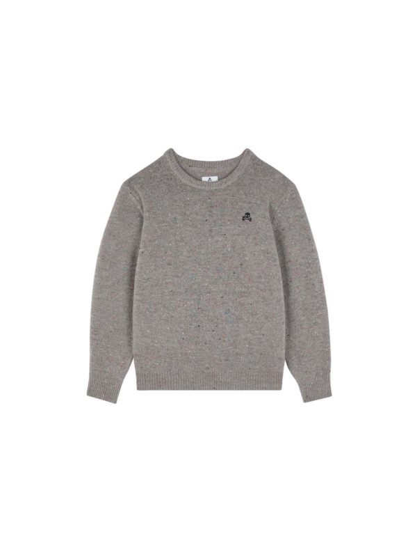 Scalpers Pulóver 'James'  taupe / fekete-Ár