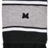 School team scarf black/heathergrey/white