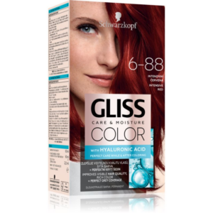 Schwarzkopf Gliss Color tartós hajfesték árnyalat 6-88 Intensive Red 1 db-Ár